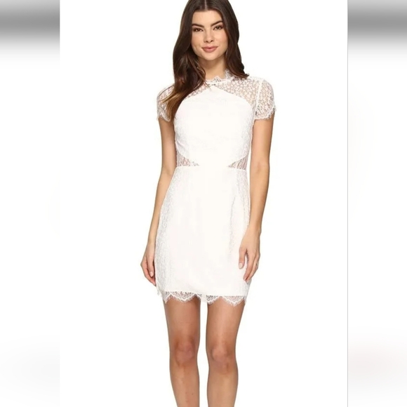 ⭕️ PRICE FIRM NEW Keepsake the Lable White Lace Dress Size Small MSRP $260 - Picture 1 of 7